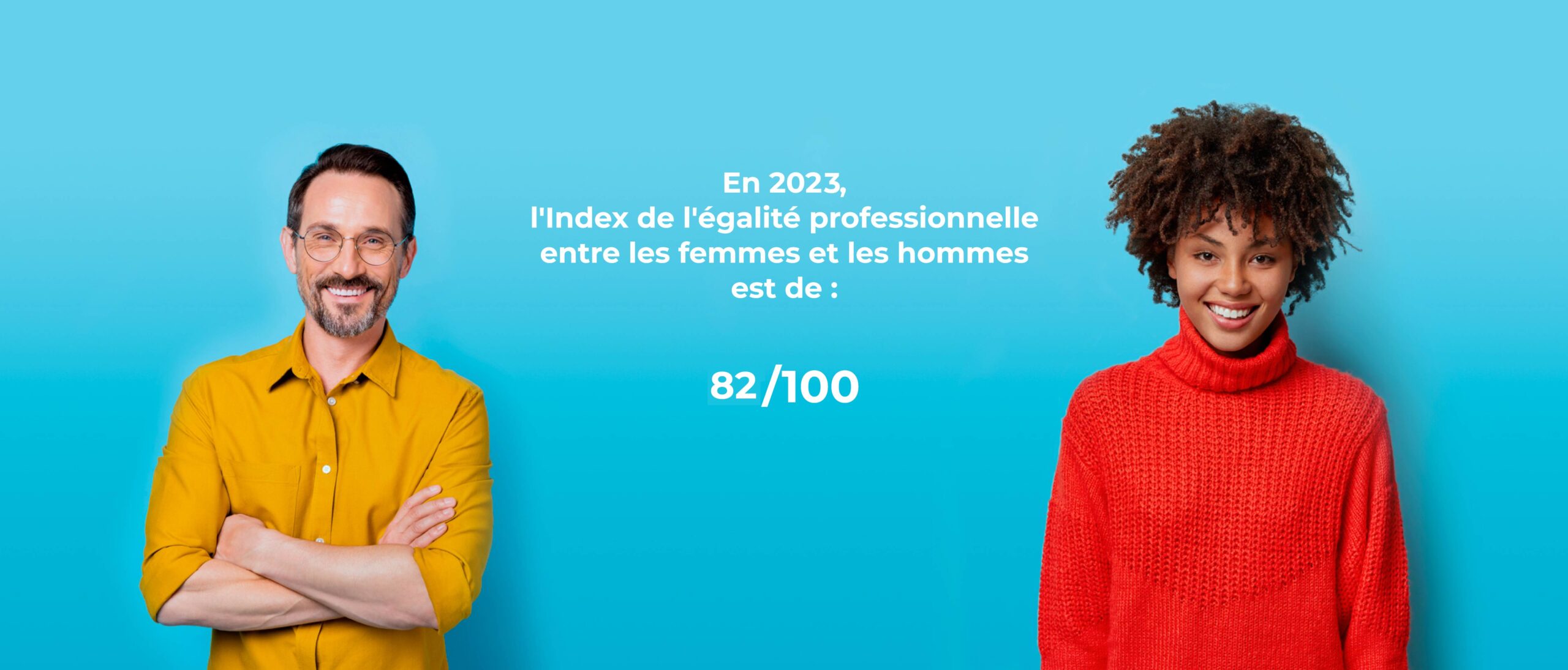 En 2022, l'index de l'égalité professionnelle entre les femmes et les hommes est de 77/100